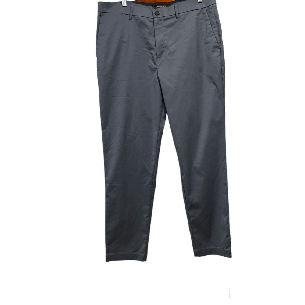 Banana Republic Mens Flat Front Pant‎ Slim Fit Stretch Wicking Fabric Blue 36X32